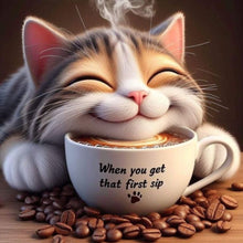 Load image into Gallery viewer, Diamond Painting - Full Round - Cat cafe (40*40CM)
