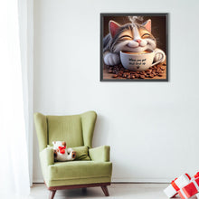 Load image into Gallery viewer, Diamond Painting - Full Round - Cat cafe (40*40CM)
