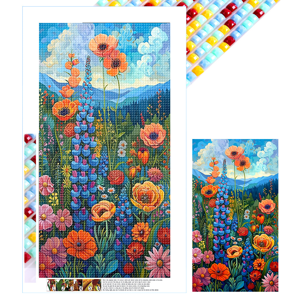 Diamond Painting - Full Square - Flower from (40*70CM)