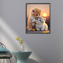 Load image into Gallery viewer, Diamond Painting - Full Round - Cuddle cat (40*50CM)
