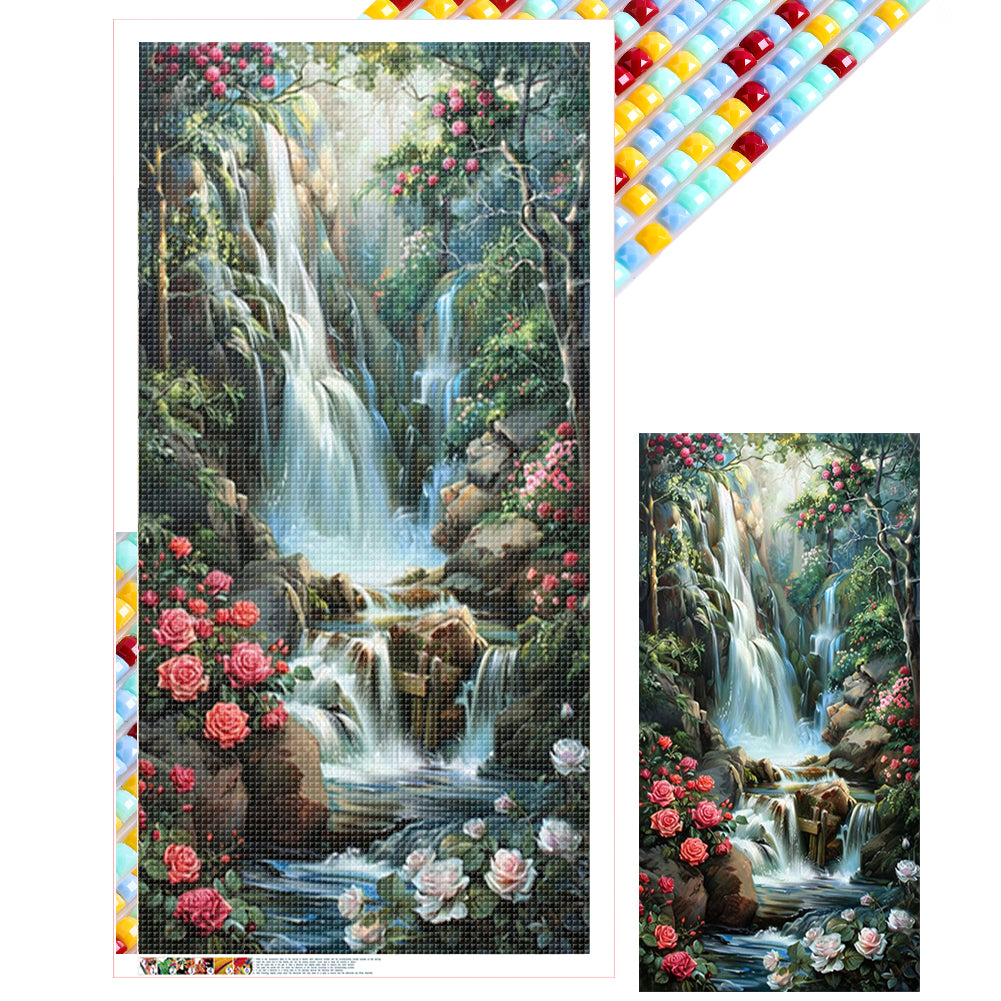 Diamond Painting - Full Square - Mountain stream (40*80CM)