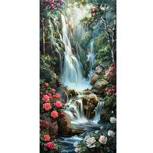 Load image into Gallery viewer, Diamond Painting - Full Square - Mountain stream (40*80CM)
