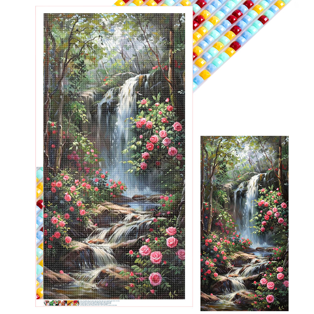 Diamond Painting - Full Square - Mountain stream (40*80CM)