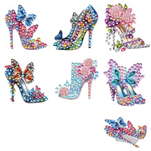 Load image into Gallery viewer, 6Pcs High Heel Acrylic Diamond Painting Sticky Clips for Poster Photo Light
