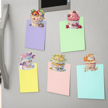 Load image into Gallery viewer, 6Pcs Cupcake Acrylic Diamond Painting Self Adhesive Clips for Poster Photo
