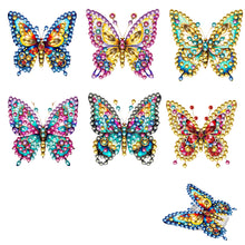 Load image into Gallery viewer, 6Pcs Buttefly Acrylic Diamond Painting Sticky Clips for Poster Photo Light
