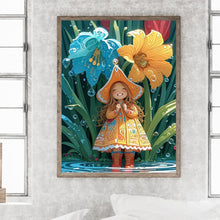 Load image into Gallery viewer, Diamond Painting - Full Square - Flower girl (30*40CM)
