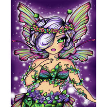 Load image into Gallery viewer, AB Diamond Painting - Full Round - Butterfly fairy (40*50CM)
