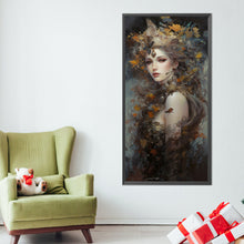 Load image into Gallery viewer, AB Diamond Painting - Full Round - Autumn girl (40*80CM)
