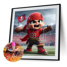 Load image into Gallery viewer, Diamond Painting - Full Round - Tampa Bay Buccaneers Football (30*30CM)
