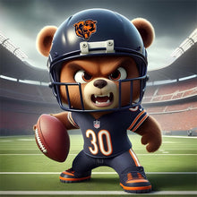 Load image into Gallery viewer, Diamond Painting - Full Round - Chicago Bears Football (30*30CM)
