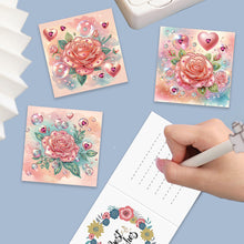 Load image into Gallery viewer, 6Pcs Animal Flower DIY Diamond Painting Greeting Card 5D Drill Painting Card Kit
