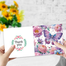 Load image into Gallery viewer, 6Pcs Animal Flower DIY Diamond Painting Greeting Card 5D Drill Painting Card Kit
