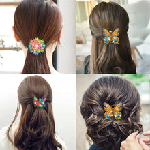 Load image into Gallery viewer, 3Pcs Animal Flower DIY Diamond Painting Hairpin Handmade Diamond Barrette Art
