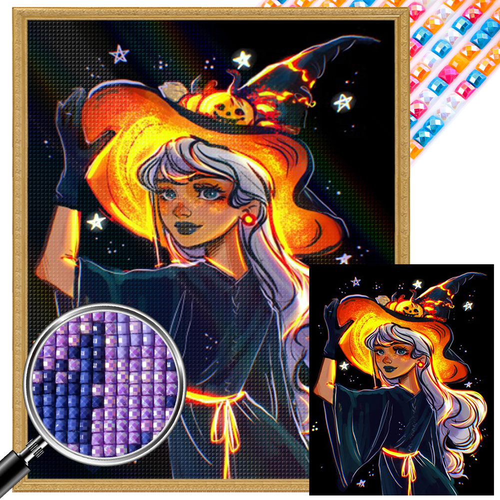 AB Diamond Painting - Full Square - Witch (40*50CM)