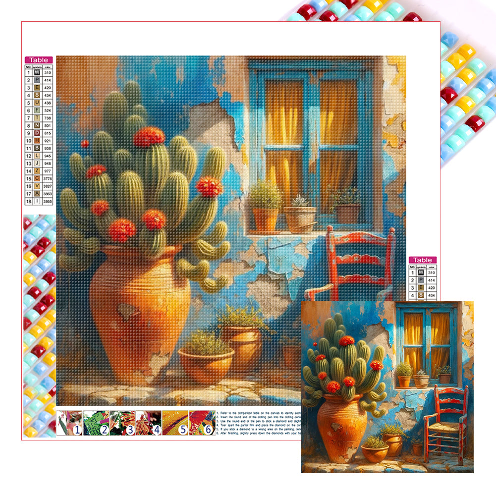 Diamond Painting - Full Square - Cactus (40*40CM)