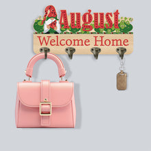 Load image into Gallery viewer, Wooden Calendar Rhinestone Painting Keychain Hanger Diamond Art Craft Wall Hooks
