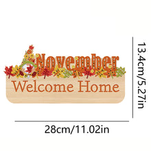 Load image into Gallery viewer, Wooden Calendar Rhinestone Painting Keychain Hanger Diamond Art Craft Wall Hooks
