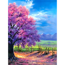 Load image into Gallery viewer, 4pcs Round Diamond Painting Set - Four Seasons Tree (30*40CM)
