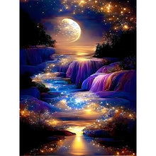 Load image into Gallery viewer, 4pcs Round Diamond Painting Set - Moonlight (30*40CM)
