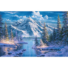 Load image into Gallery viewer, Diamond Painting - Full Square - Snow mountain (50*70CM)
