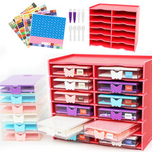 Load image into Gallery viewer, 12 Grids Diamond Painting Accessories Kits with Diamond Box for Small Size Trays
