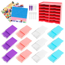 Load image into Gallery viewer, 12 Grids Diamond Painting Accessories Kits with Diamond Box for Small Size Trays

