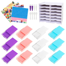 Load image into Gallery viewer, 12 Grids Diamond Painting Accessories Kits with Diamond Box for Small Size Trays
