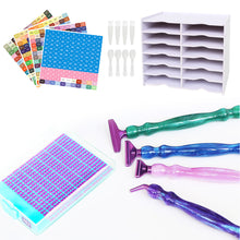 Load image into Gallery viewer, 12 Grids Diamond Painting Accessories Kits with Diamond Box for Small Size Trays
