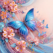 Load image into Gallery viewer, Diamond Painting - Partial Special Shaped - Flying butterfly (30*30CM)
