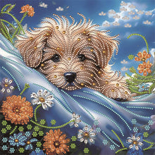 Load image into Gallery viewer, Diamond Painting - Partial Special Shaped - Dog Wheat Field (30*30CM)

