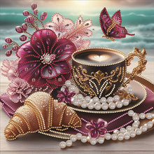 Load image into Gallery viewer, Diamond Painting - Partial Special Shaped - Exquisite Afternoon Tea (30*30CM)
