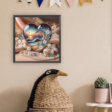 Load image into Gallery viewer, Diamond Painting - Partial Special Shaped - Jewelry Heart (30*30CM)
