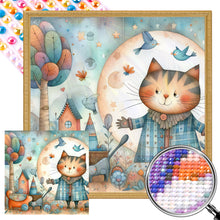 Load image into Gallery viewer, AB Diamond Painting - Full Round - Fairytale Kitten (40*40CM)

