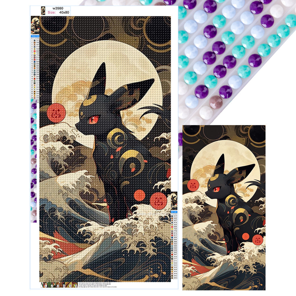 Diamond Painting - Full Round - Pokemon Moon Eevee (40*80CM)