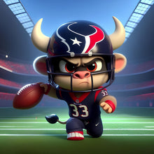 Load image into Gallery viewer, Diamond Painting - Full Round - Houston Texans Football (30*30CM)
