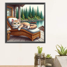 Load image into Gallery viewer, Diamond Painting - Full Round - Cat (30*30CM)
