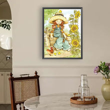 Load image into Gallery viewer, Diamond Painting - Full Round - Sunflower Girl (30*40CM)
