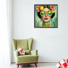 Load image into Gallery viewer, Diamond Painting - Full Round - Fantasy Fashion Sunglasses Girl (40*40CM)
