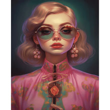 Load image into Gallery viewer, Diamond Painting - Full Round - Fantasy Fashion Sea Newspaper girl (40*50CM)
