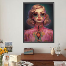 Load image into Gallery viewer, Diamond Painting - Full Round - Fantasy Fashion Sea Newspaper girl (40*50CM)
