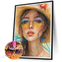 Load image into Gallery viewer, Diamond Painting - Full Round - Summer beach girl (40*50CM)
