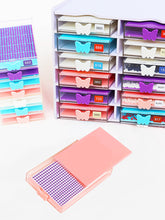 Load image into Gallery viewer, 4Pcs Diamond Painting Tray 5D DIY Drills Plate with Lid Diamond Organizer Drawer
