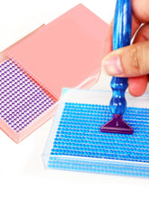 Load image into Gallery viewer, 4Pcs Diamond Painting Tray 5D DIY Drills Plate with Lid Diamond Organizer Drawer
