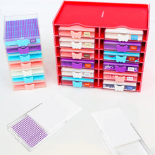 Load image into Gallery viewer, 4Pcs Diamond Painting Tray 5D DIY Drills Plate with Lid Diamond Organizer Drawer
