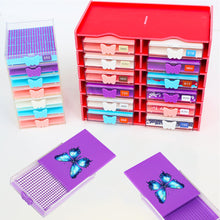 Load image into Gallery viewer, 4Pcs Diamond Painting Tray 5D DIY Drills Plate with Lid Diamond Organizer Drawer
