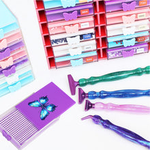 Load image into Gallery viewer, 4Pcs Diamond Painting Tray 5D DIY Drills Plate with Lid Diamond Organizer Drawer
