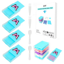 Load image into Gallery viewer, 4Pcs Diamond Painting Tray 5D DIY Drills Plate with Lid Diamond Organizer Drawer
