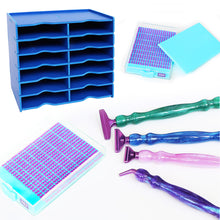 Load image into Gallery viewer, 12/24/48 Grids Diamond Painting Accessories Kits Multifunctional for Kids Adults
