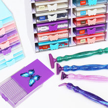 Load image into Gallery viewer, Diamond Painting Tray Diamond Organizer Drawer with Lid Diamond Painting Pen
